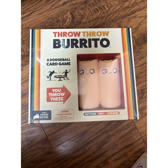 THROW THROW BURRITO~ Dodge Ball Card Game,Party Game - Picture 1 of 2
